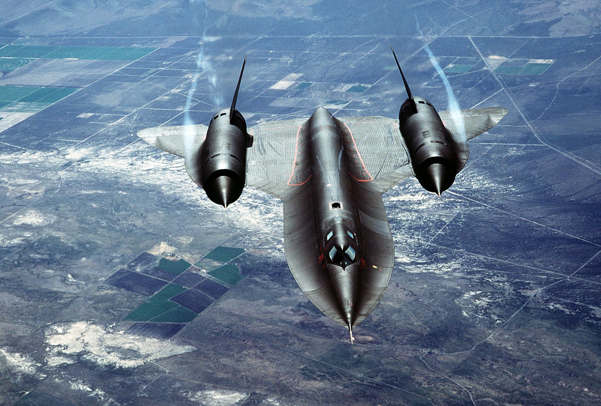 lockheed sr-71 mirlo reconocimiento supersónico estratégico de la fuerza aérea de los ee.