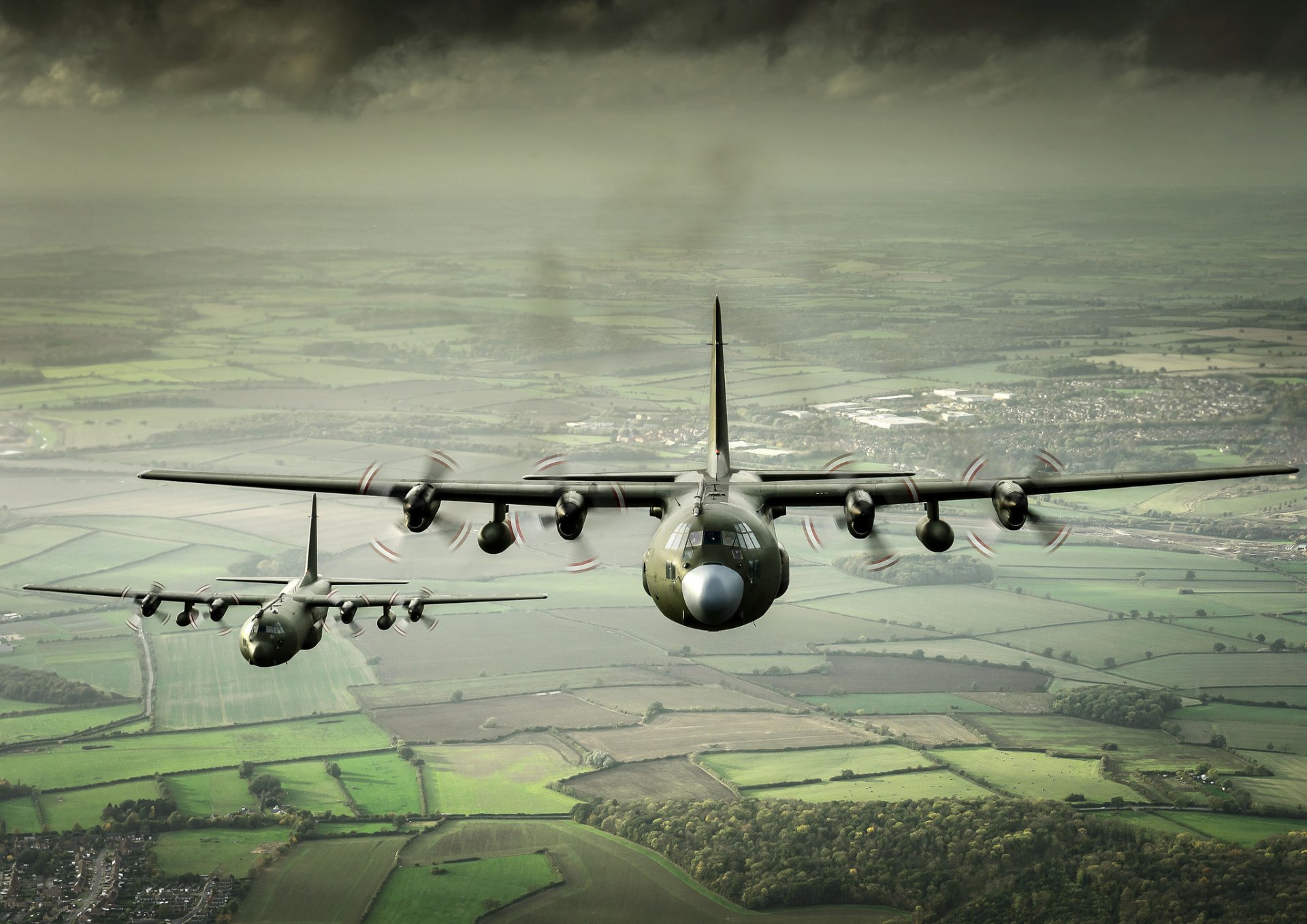 c-130k hercules military transport