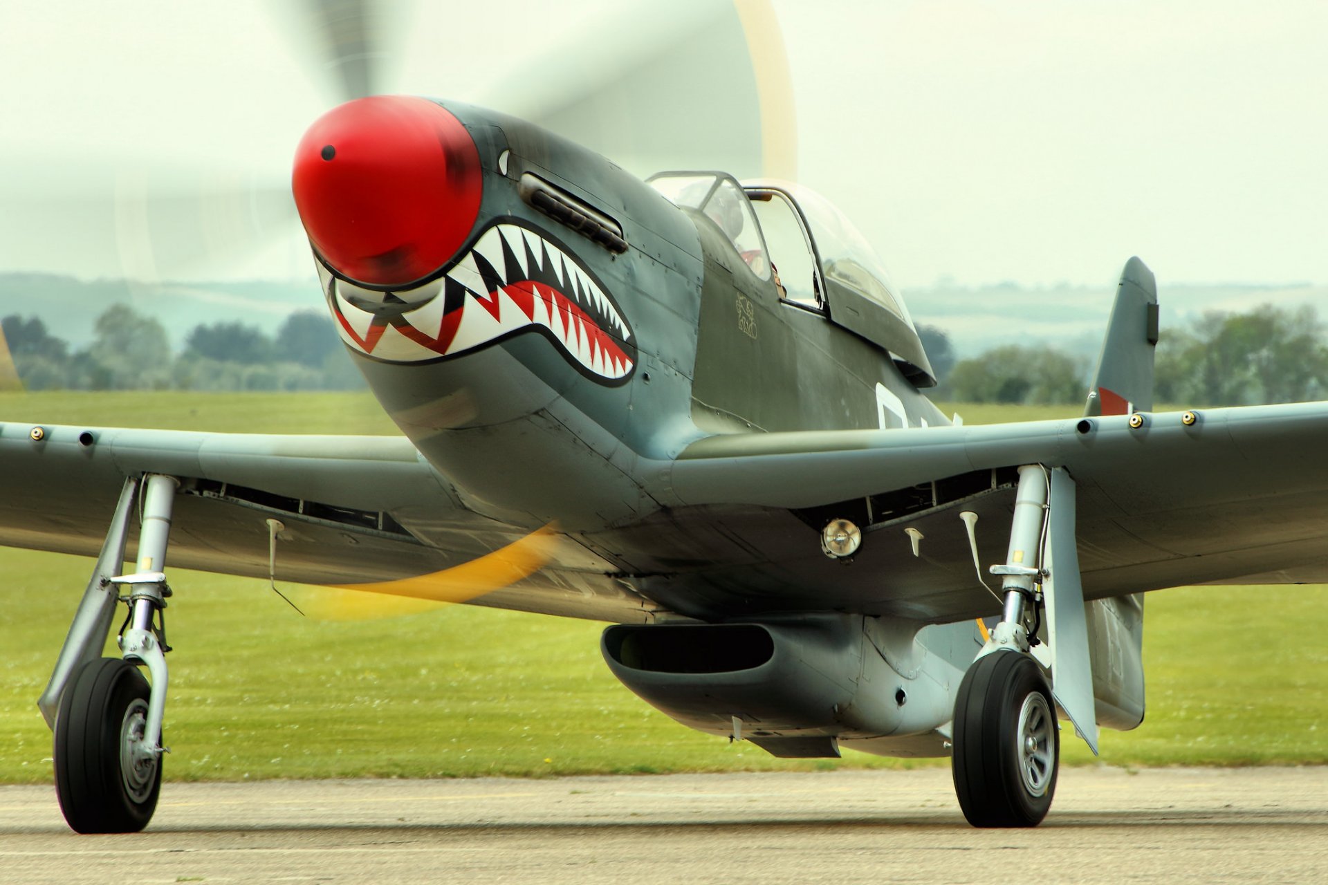 p-51 mustang fighter cabin