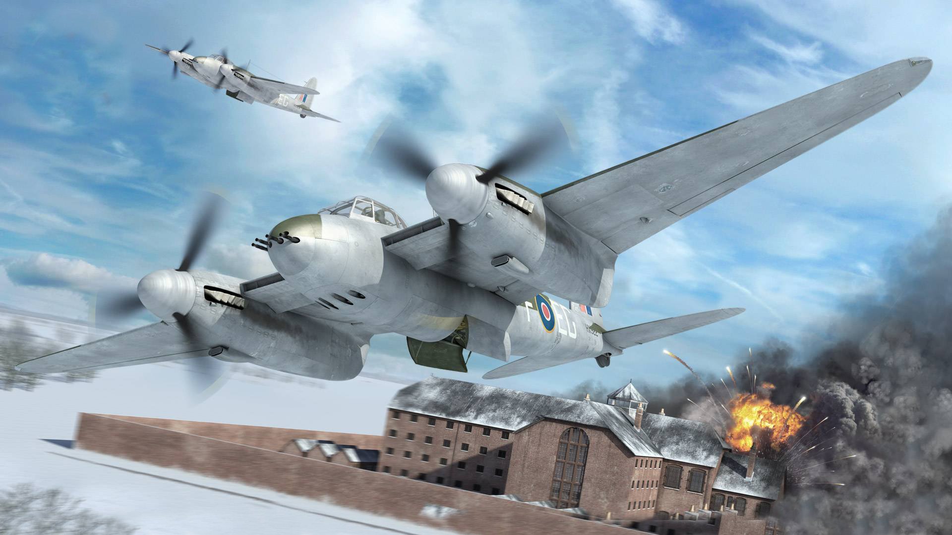 de havilland mosquito british multi-purpose bomber night fighter of world war ii picture art