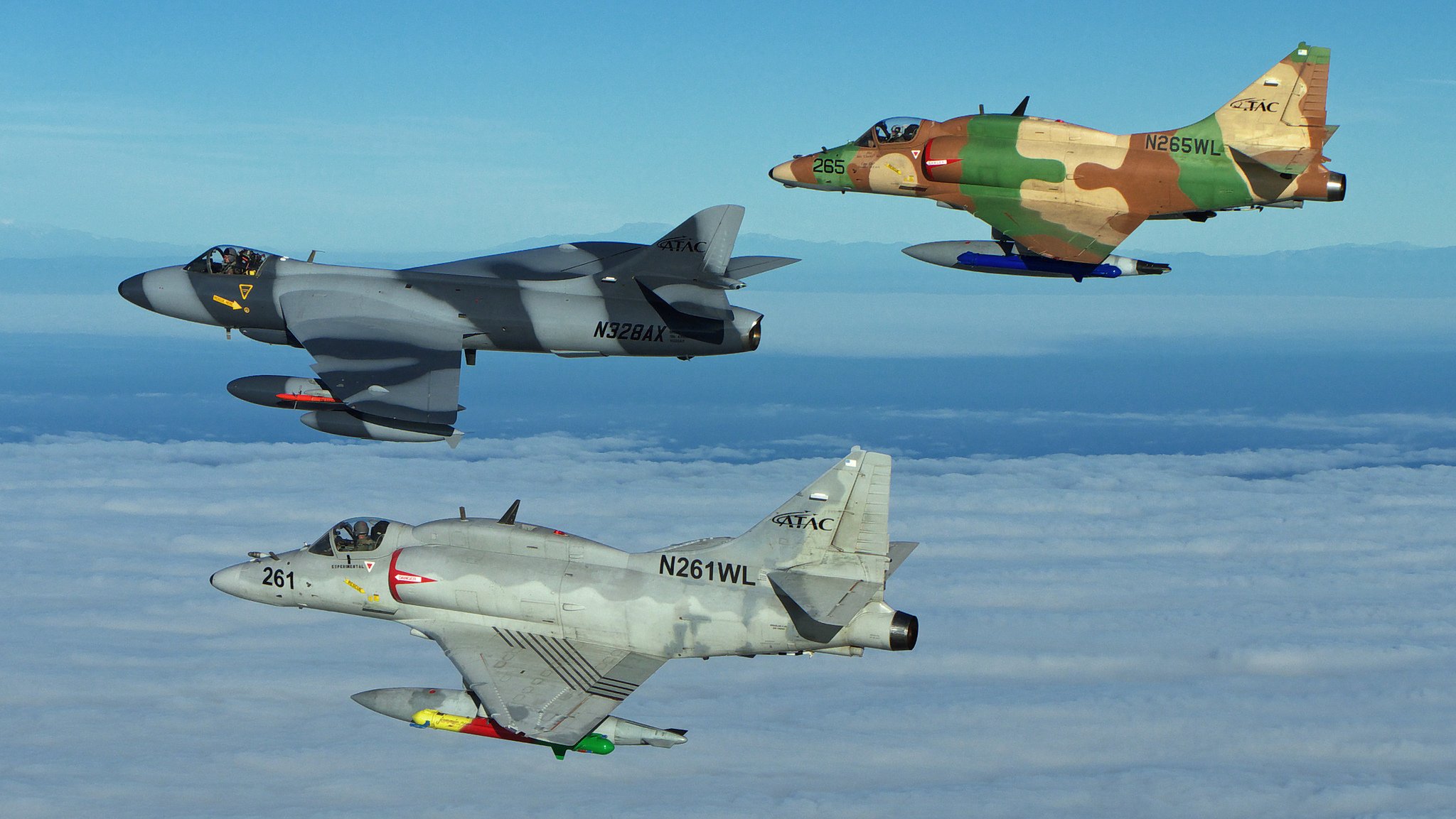 hunter hunter a-4 skyhawk douglas a-4 skyhawk myśliwce samoloty szturmowe