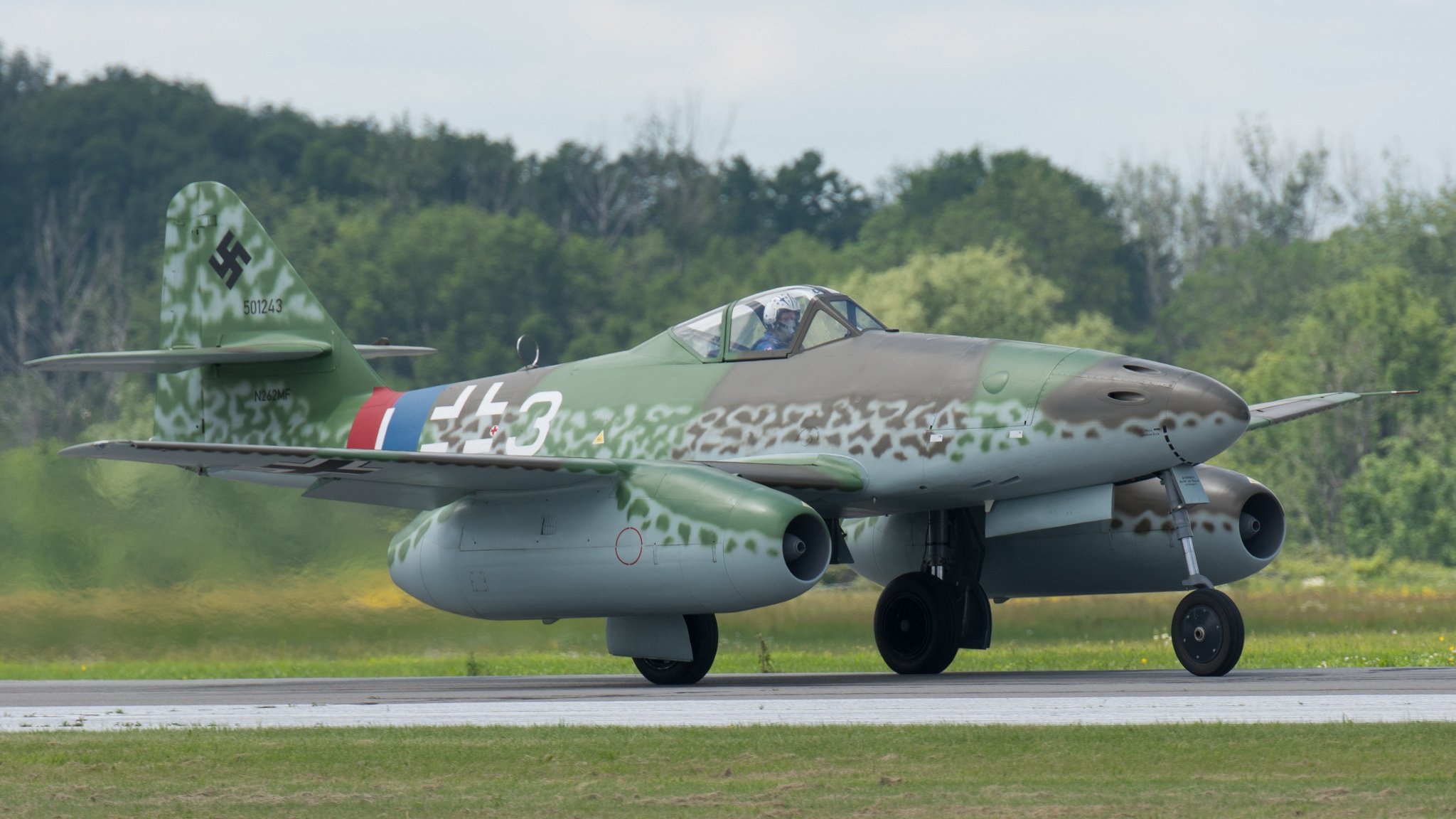 messerschmitt me.262 jet caza bombardero