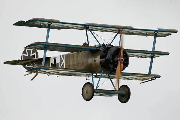 Triplane fighter of the German Air Force