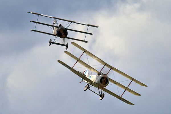 Fighter planes during the First World War