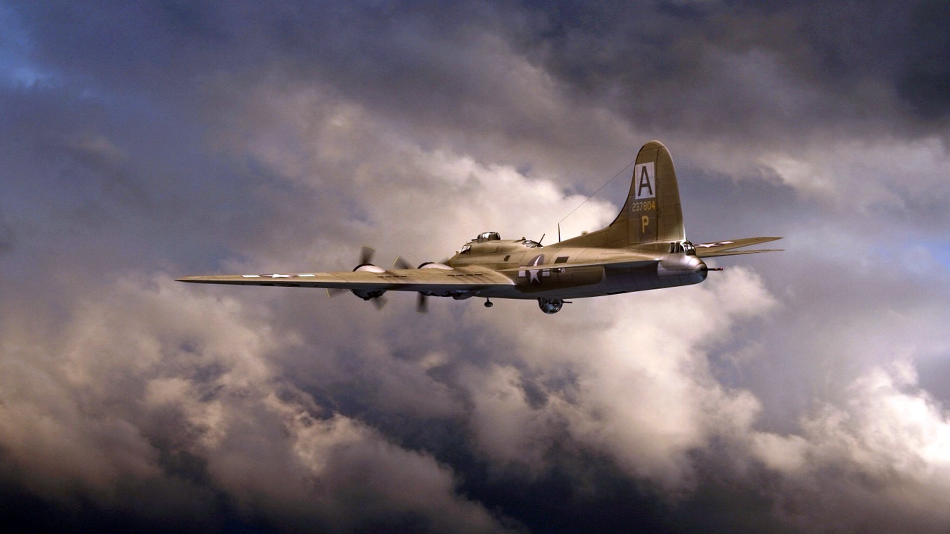 Б-17 бомбардировщик