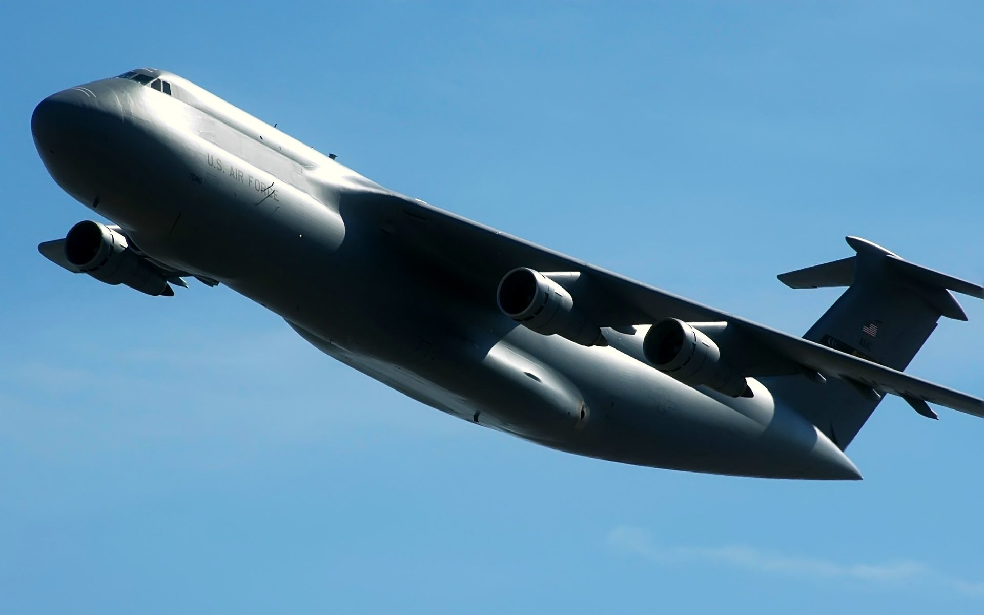 lockheed c-5 galaxy militare cargo trasporto decollo