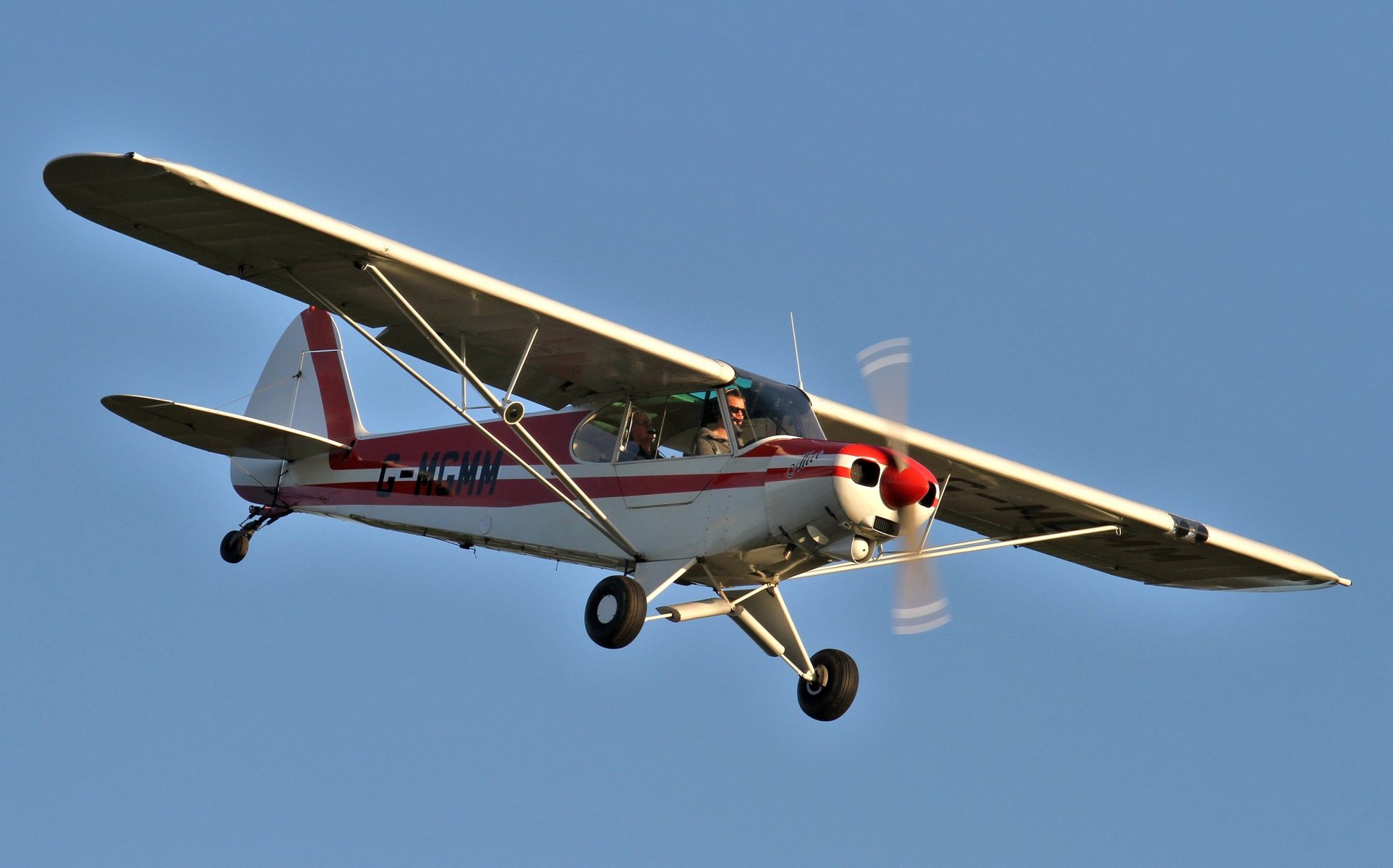 piper pa-18 super-kab piper pa-18 super cub amerikanisch doppel flugzeug allzweck