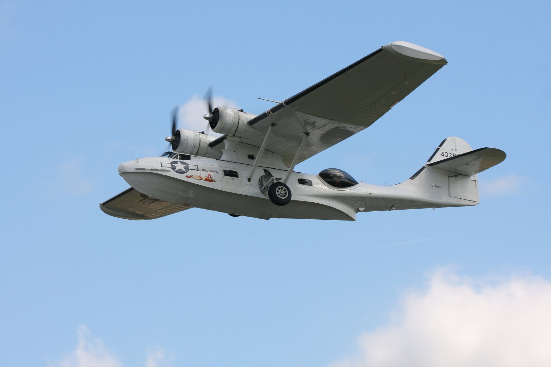 pby catalina catalina marina patrulla antisubmarino avión vuelo