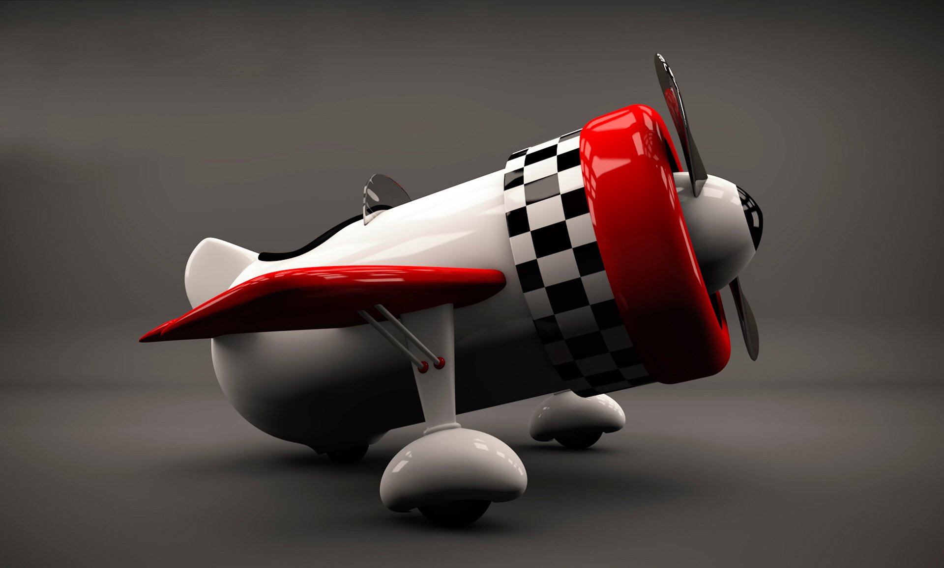 3d avión modelo