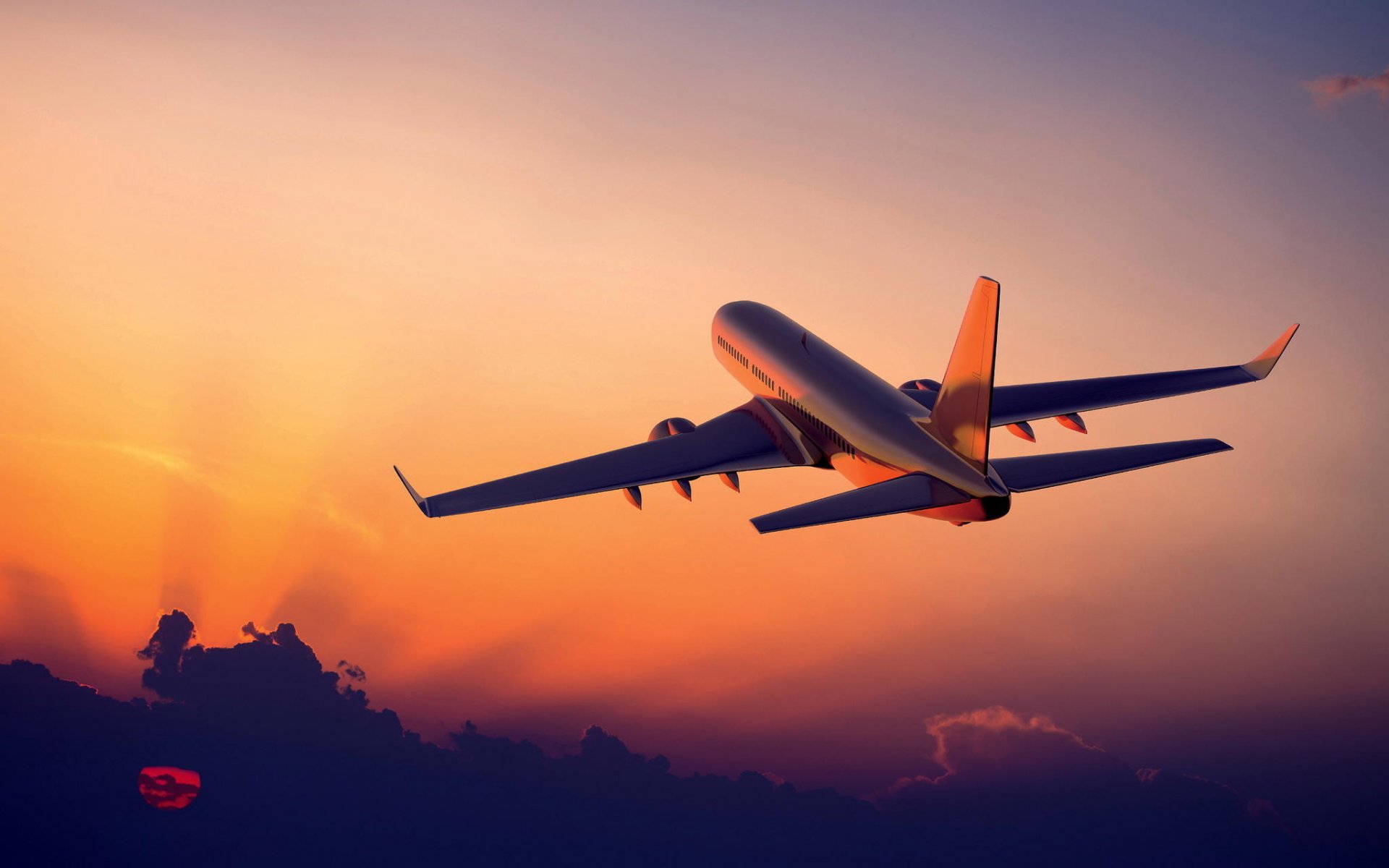 aviazione aereo alba nuvole isaac ojeda