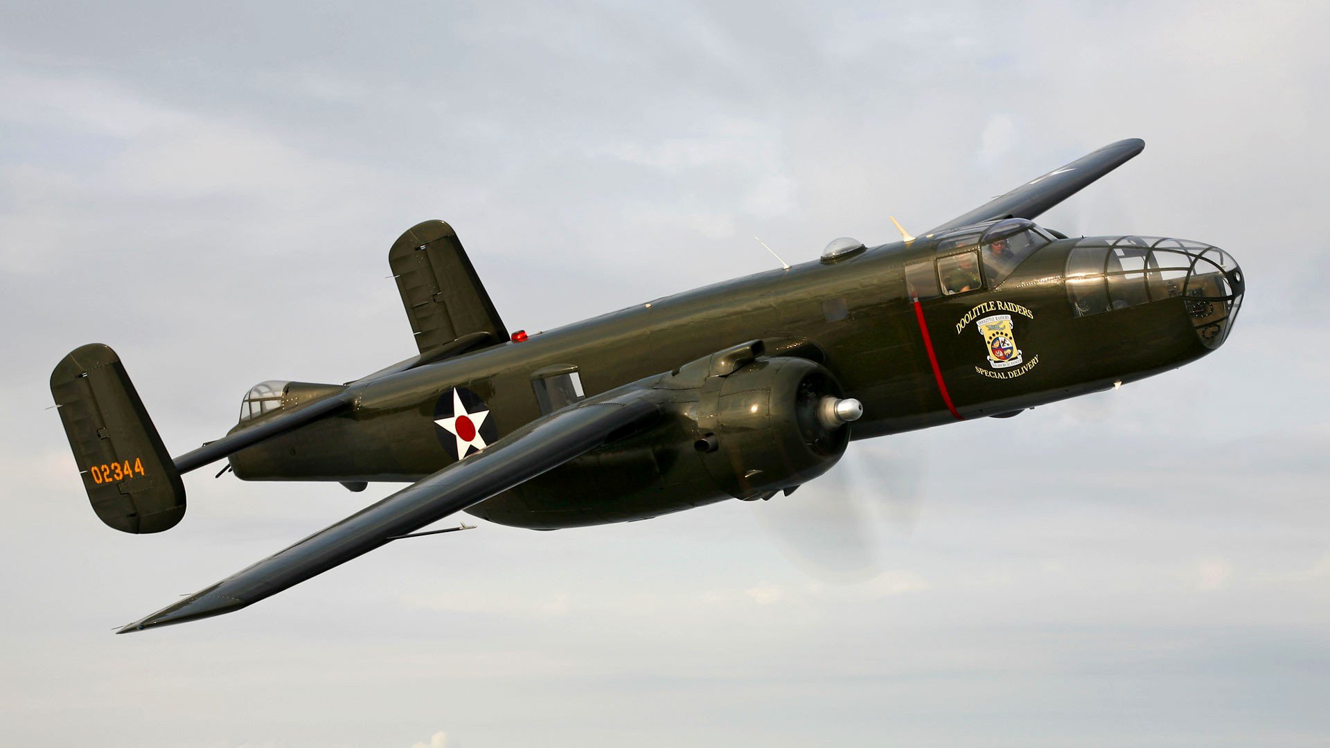 b-25 mitchell flugzeug bomber flug himmel retro