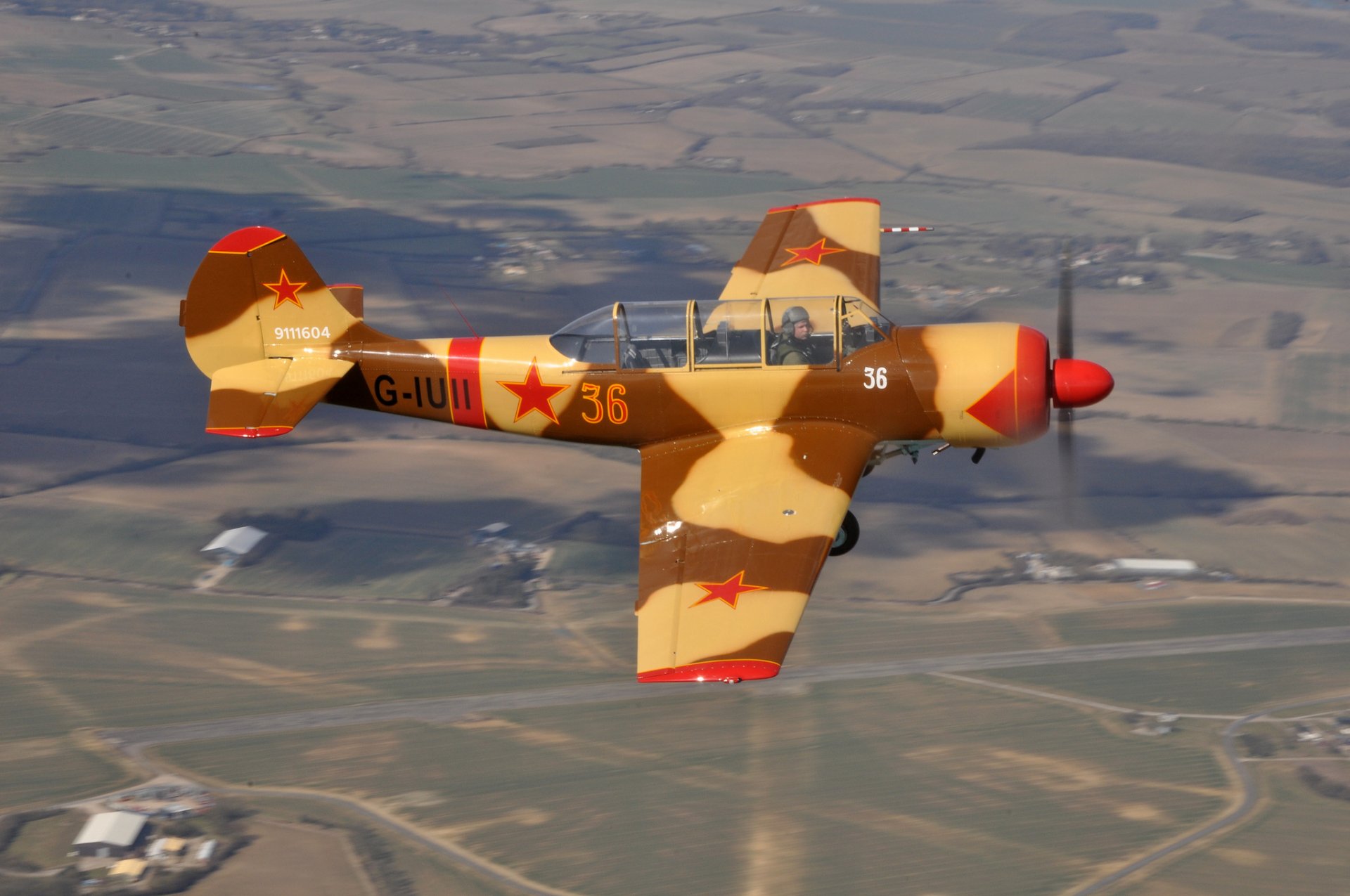 yak-52 double all-metal plane