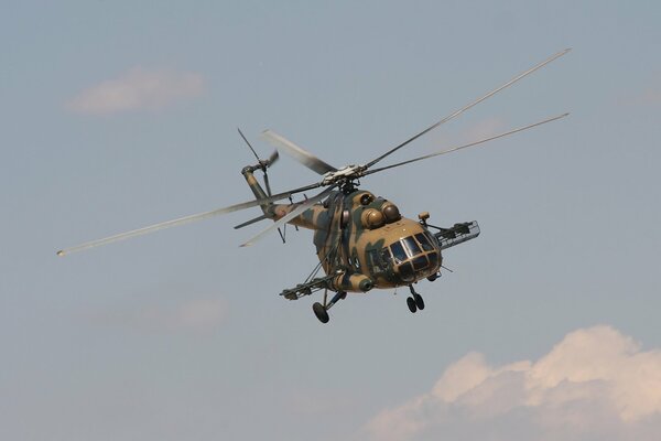 Mi-171 military transport flight