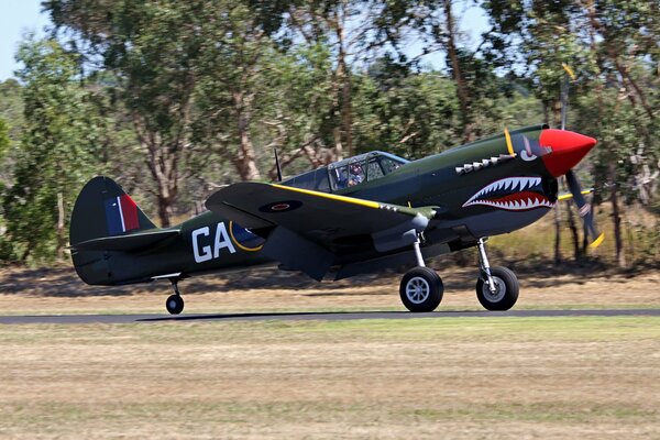 En la colección privada se encuentra el avión retro Z-40 segundo desde la segunda guerra mundial