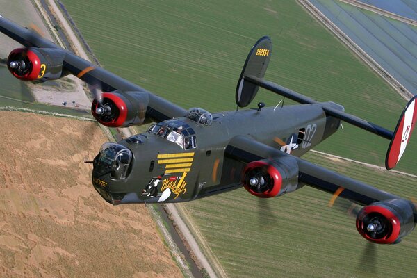 Consolidated B-24 Liberator bomber aircraft