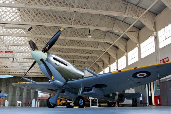 British single-seat aircraft in the museum