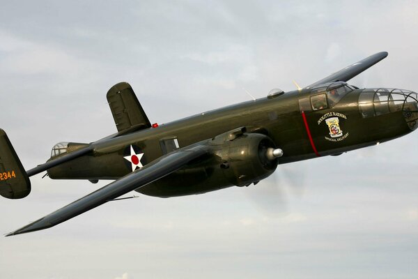 Lot Retro bombowca Mitchel b-25