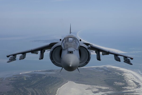 Stormtrooper harrier in flight, stormtrooper cabin