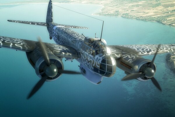 Junkers ju 88 multi-purpose aircraft in flight