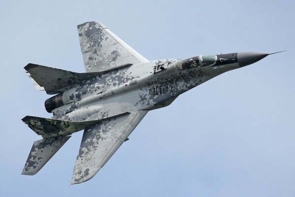 Beautiful and persistent MIG-29as aircraft