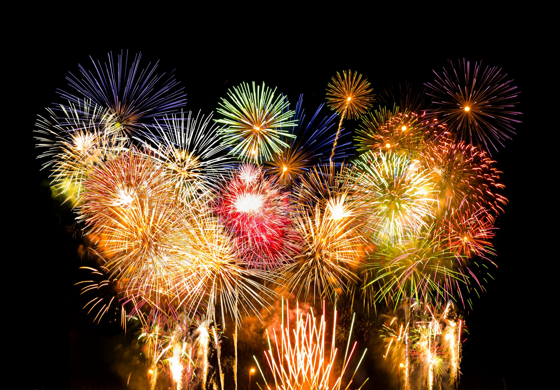 feuerwerk gruß nacht lichter himmel