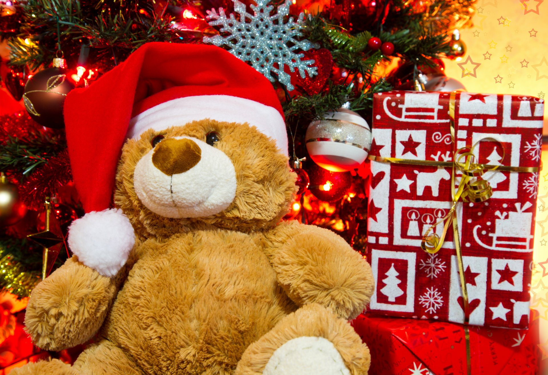 holiday new year christmas toys bear gift