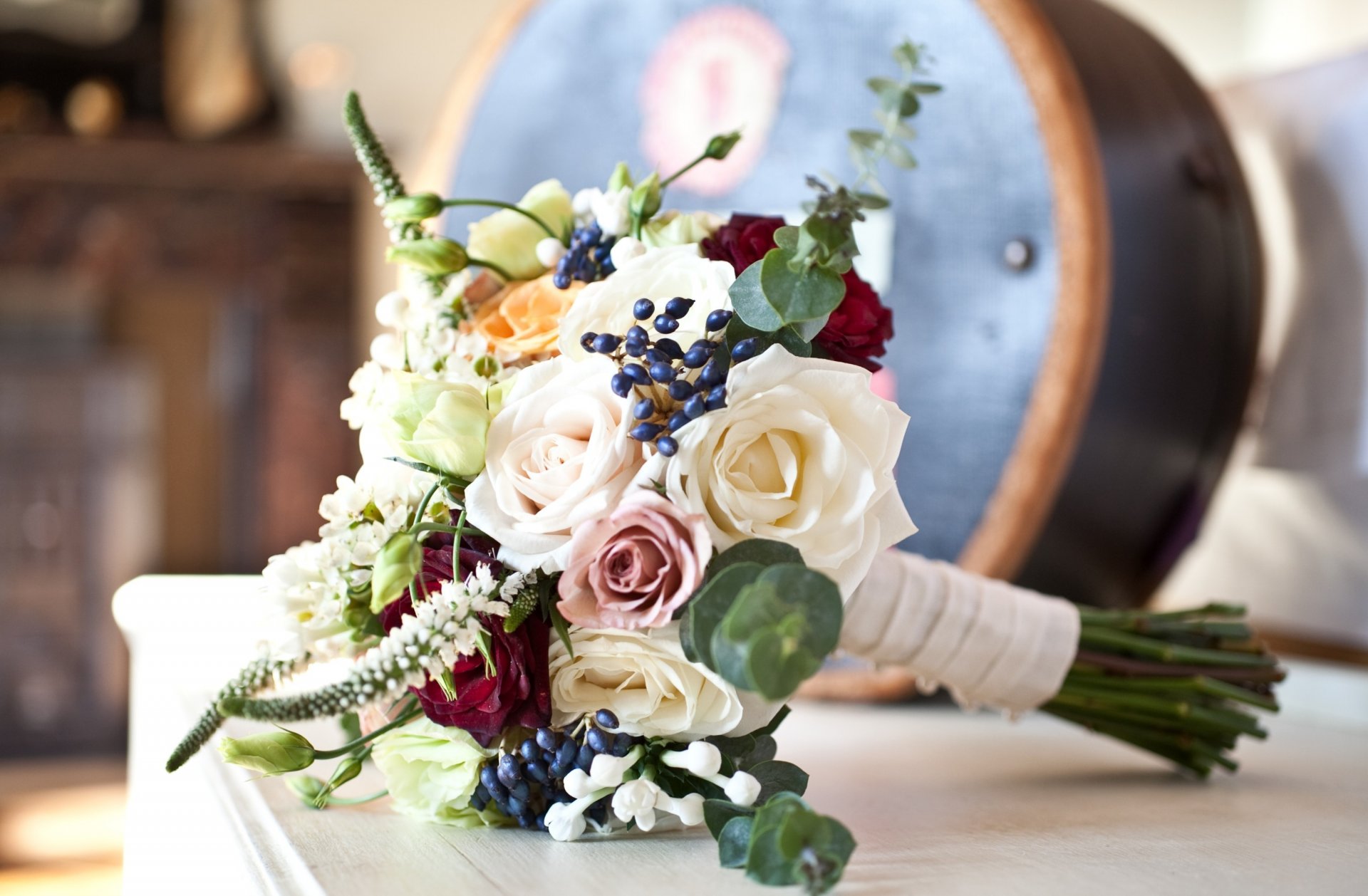 bouquet fleurs roses vacances