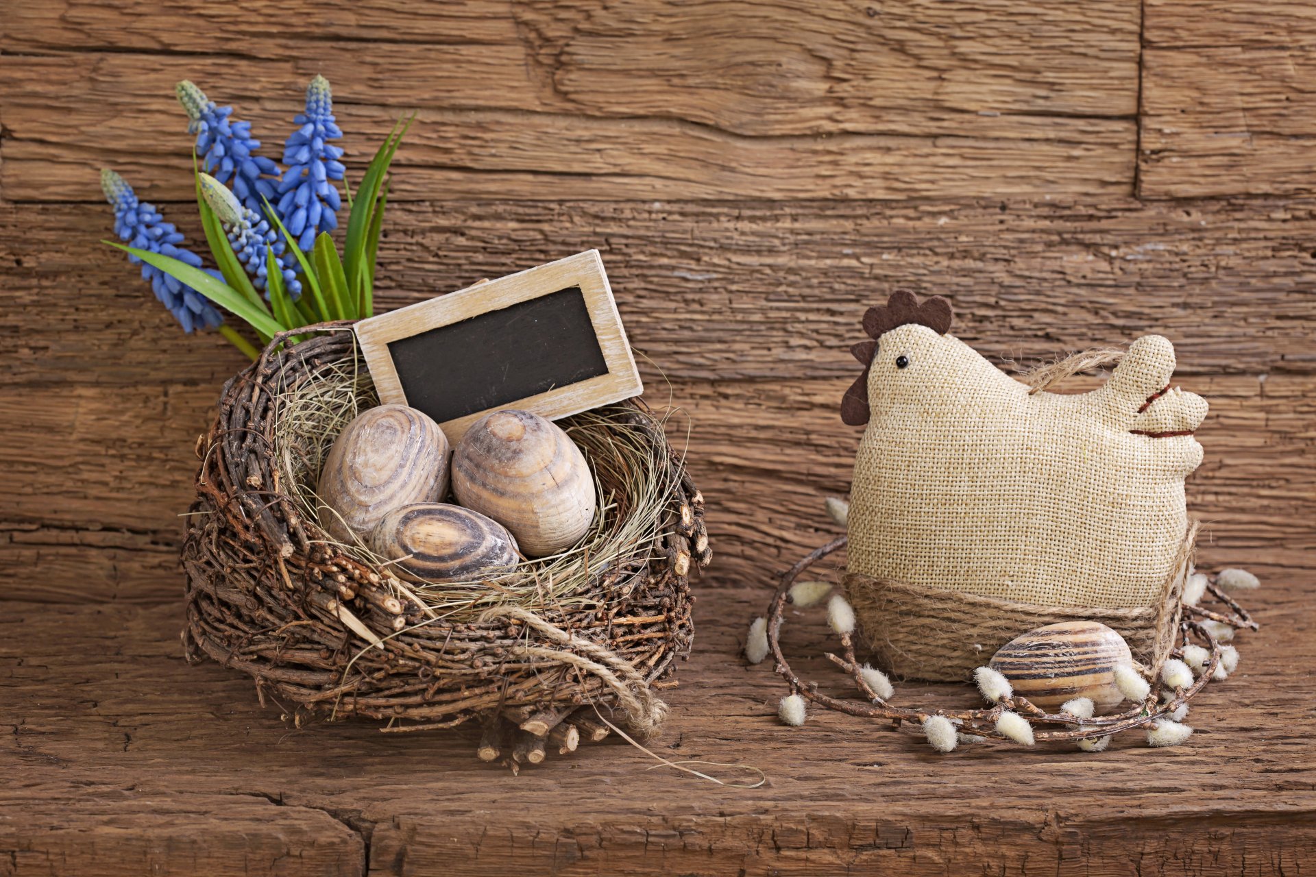 pâques oeufs fleurs