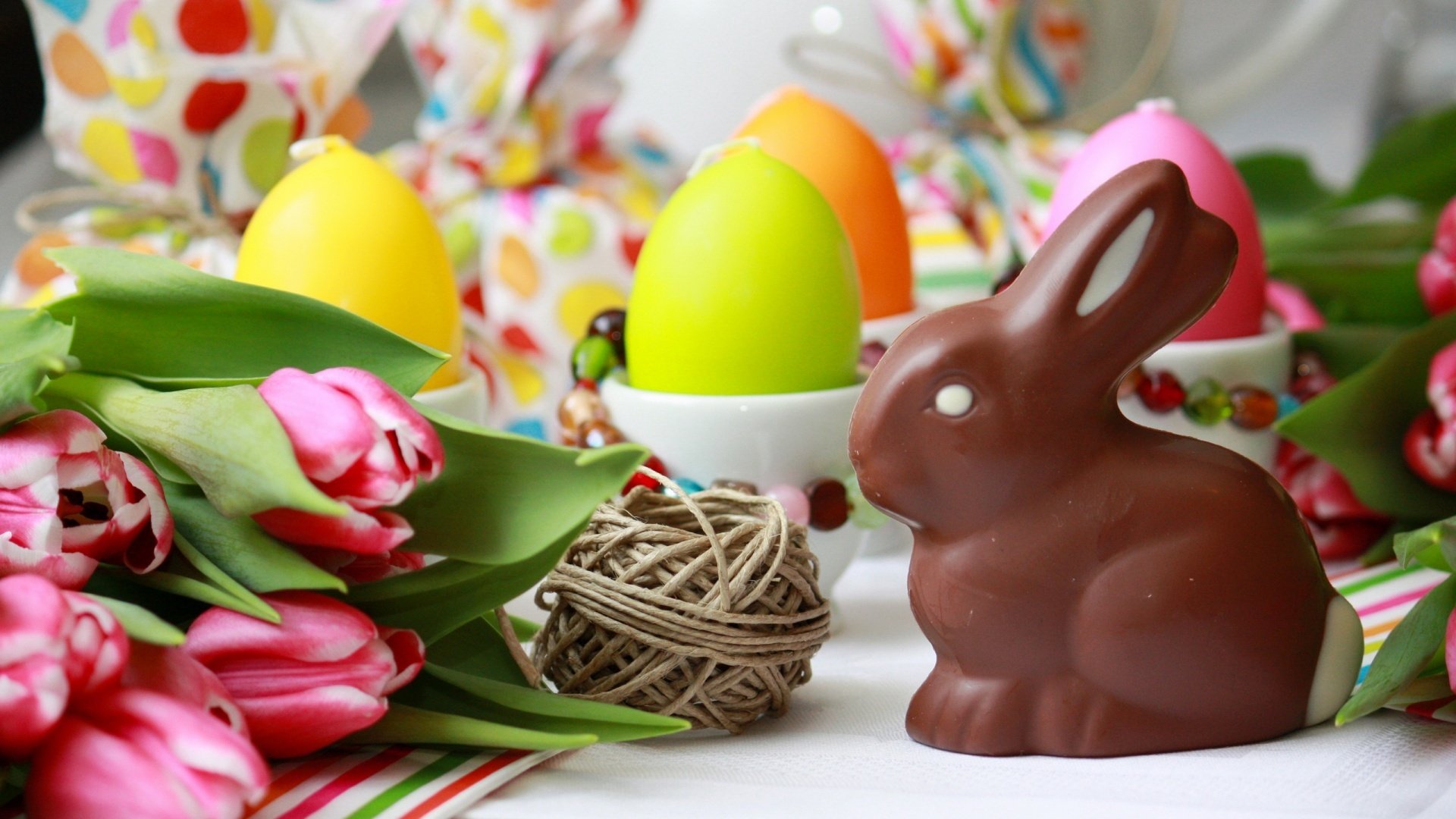 easter eggs chocolate bunny holiday