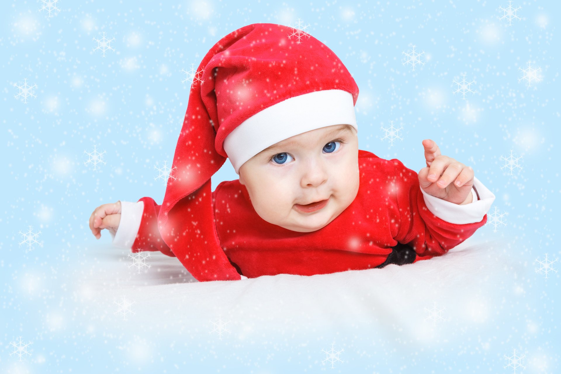 nouvel an noël vacances enfant père noël bébé père noël