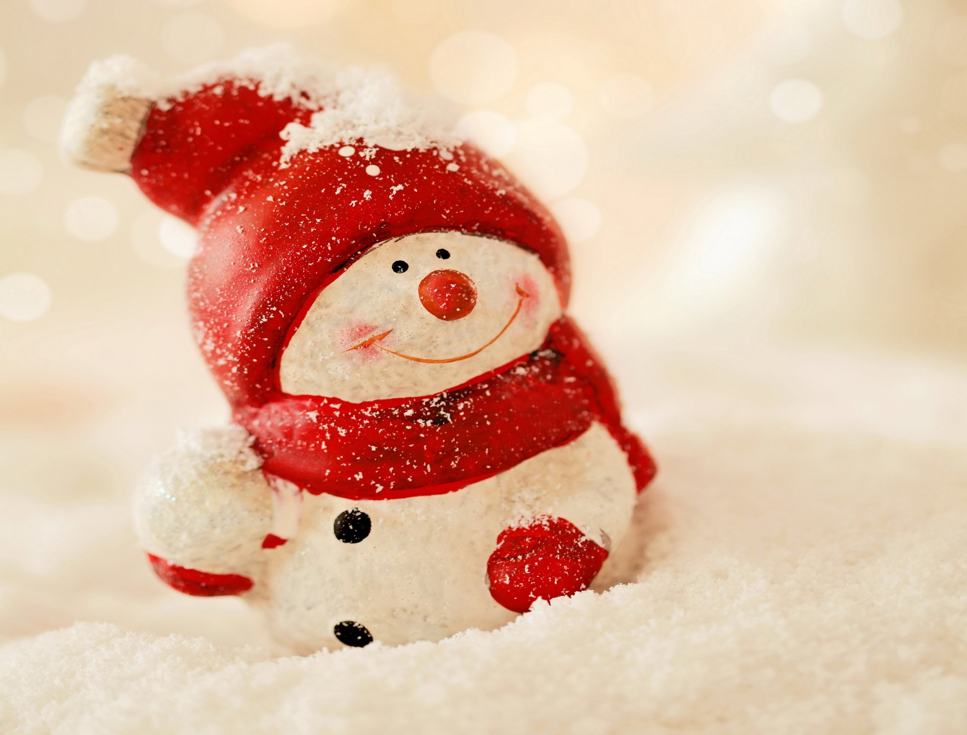 winter snow merry christmas snowman winter new year