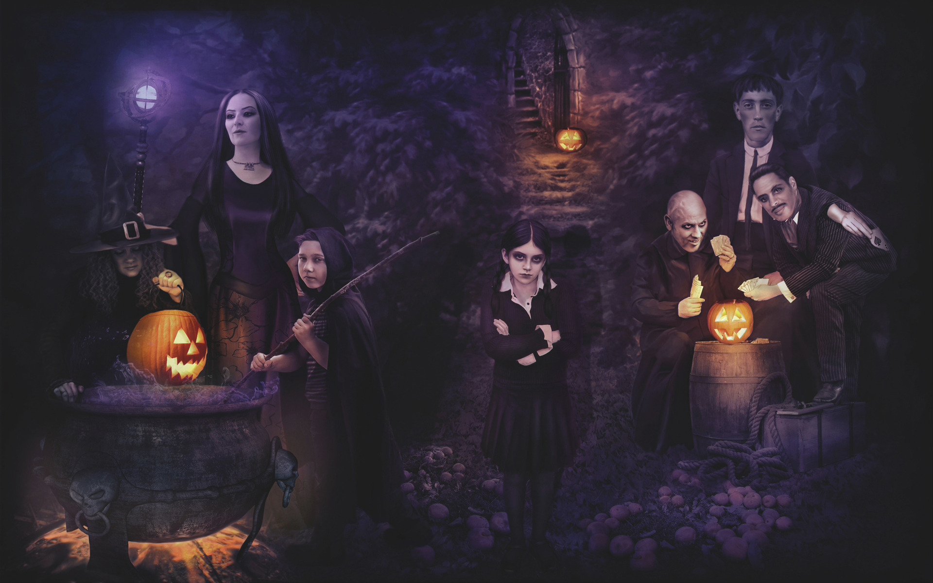 famille addams halloween cinéma