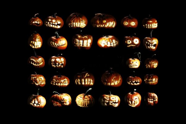 Tipos de calabazas para Halloween