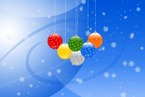 Beautiful balloons Christmas decoration