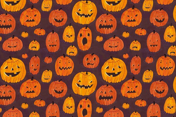 Sfondo di zucca per Halloween