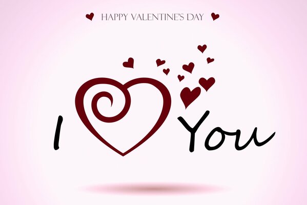 Zum Valentinstag schrieb ich für Valentines, ich liebe dich