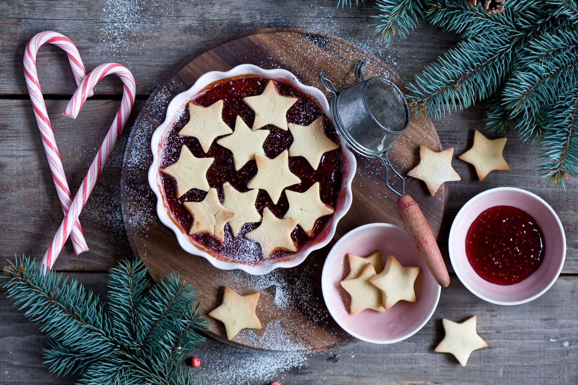 galletas año nuevo estrellas mermelada mermelada ramas abeto vacaciones dulces piruletas año nuevo navidad