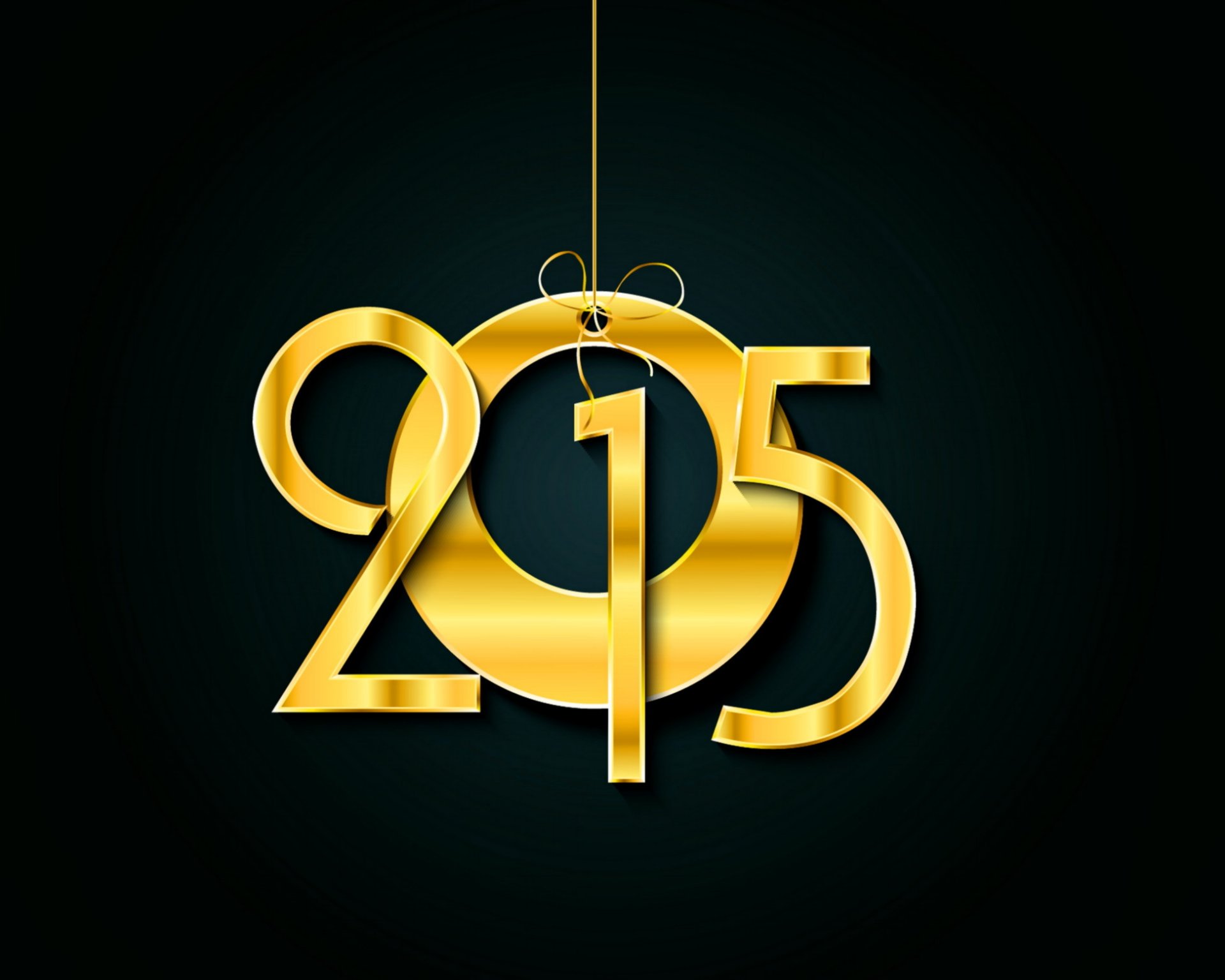 felice anno nuovo 2015 oro