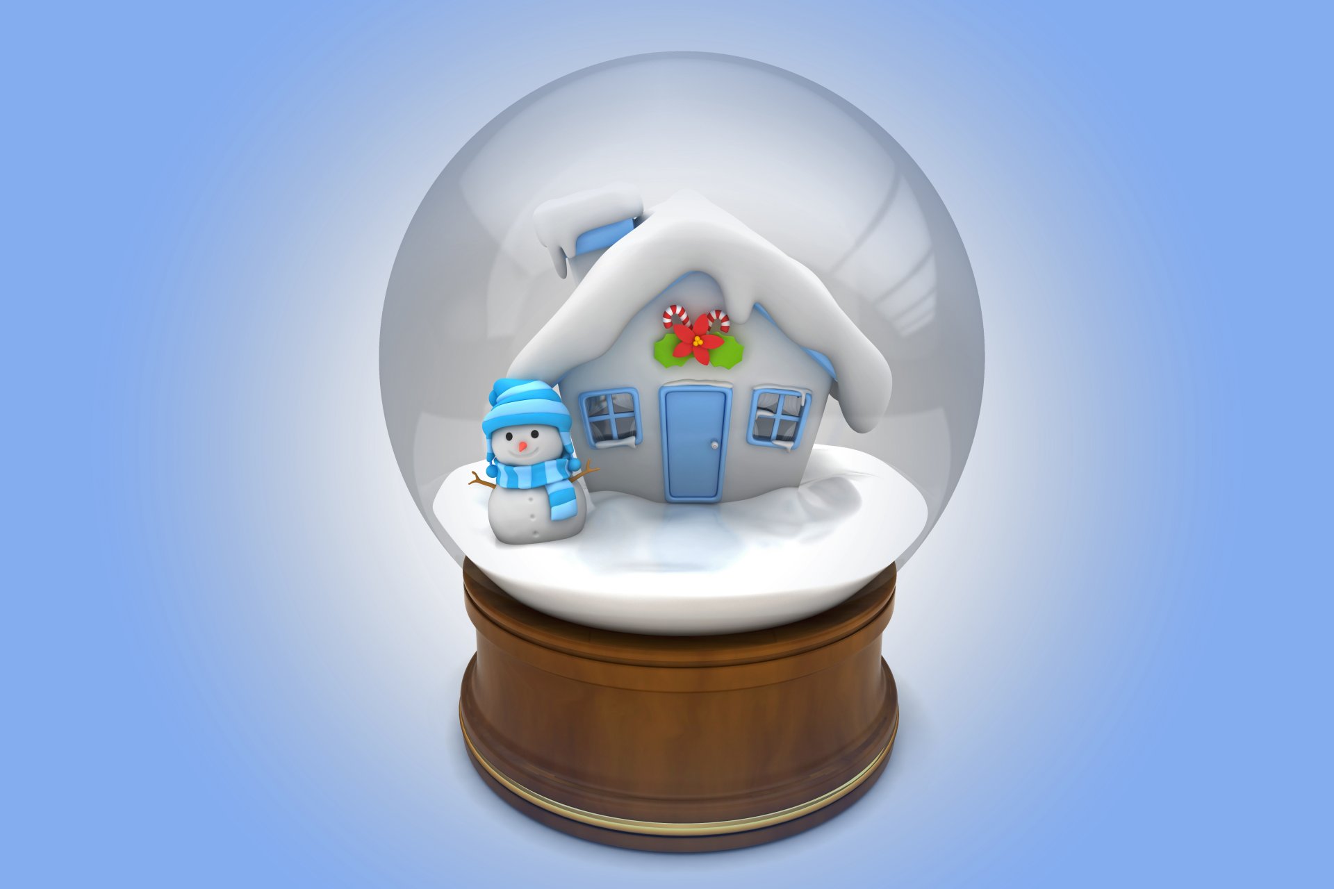 bonhomme de neige 3d hiver neige noël nouvel an hiver ballon