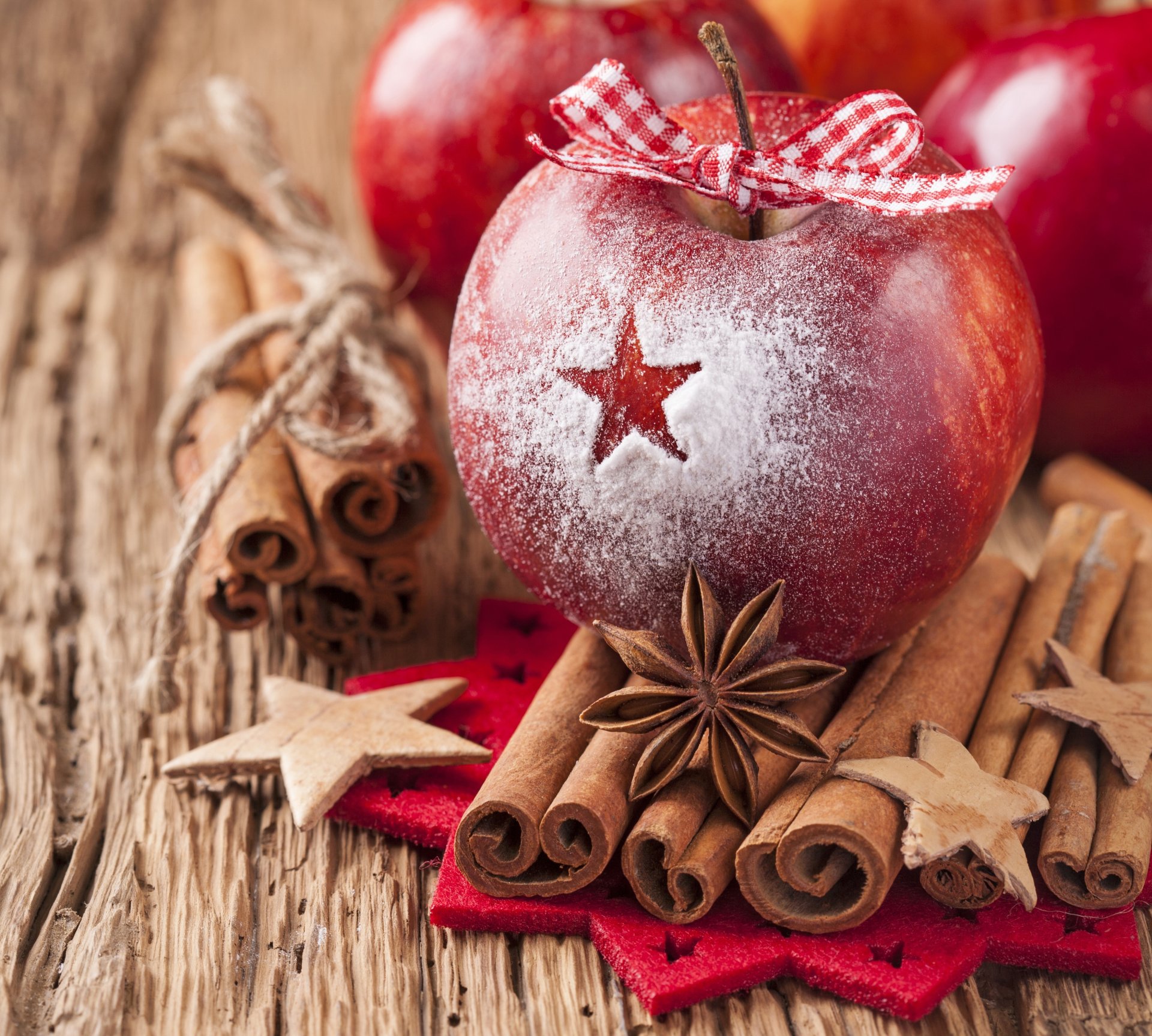 new year christmas merry christmas apples cinnamon anise