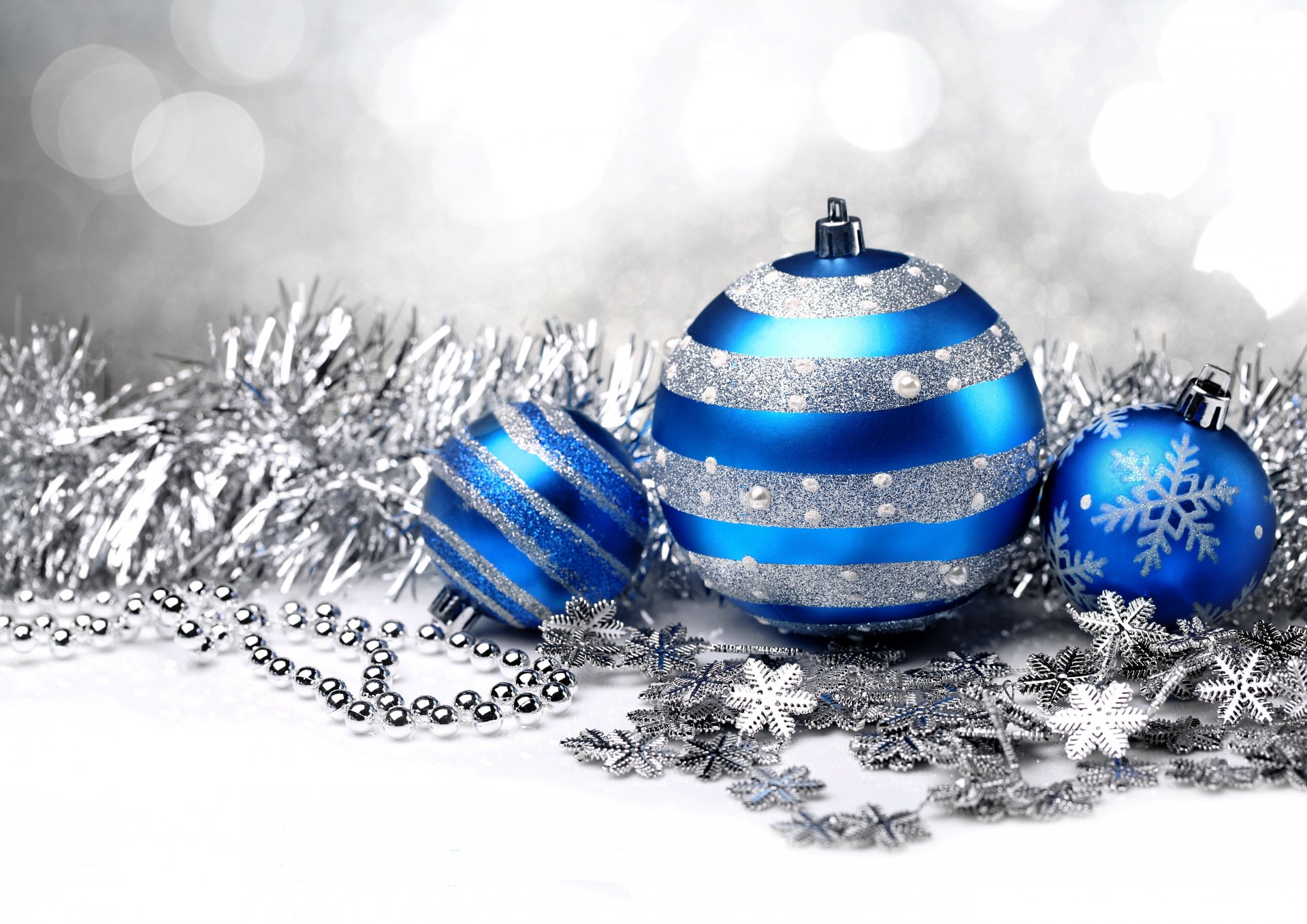 blue decoration christmas new year ball