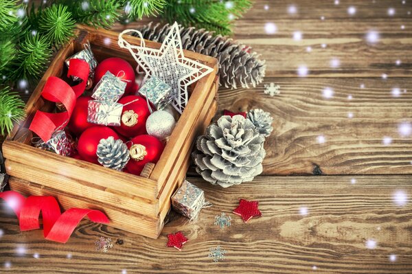 Buon Natale Decorazioni Albero nuovo anno palle albero di Natale neve