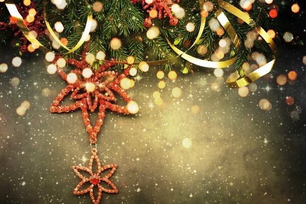 Stars decorations Holiday Christmas tree