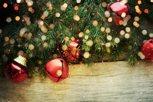 Composition de décoration de cloche de Noël