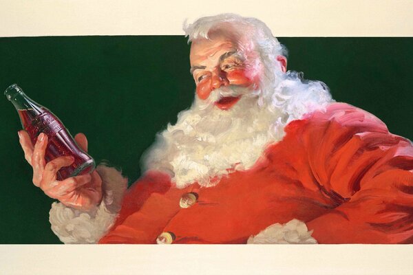 Święty Mikołaj i Coca-Cola są nierozłączne w Nowy Rok!