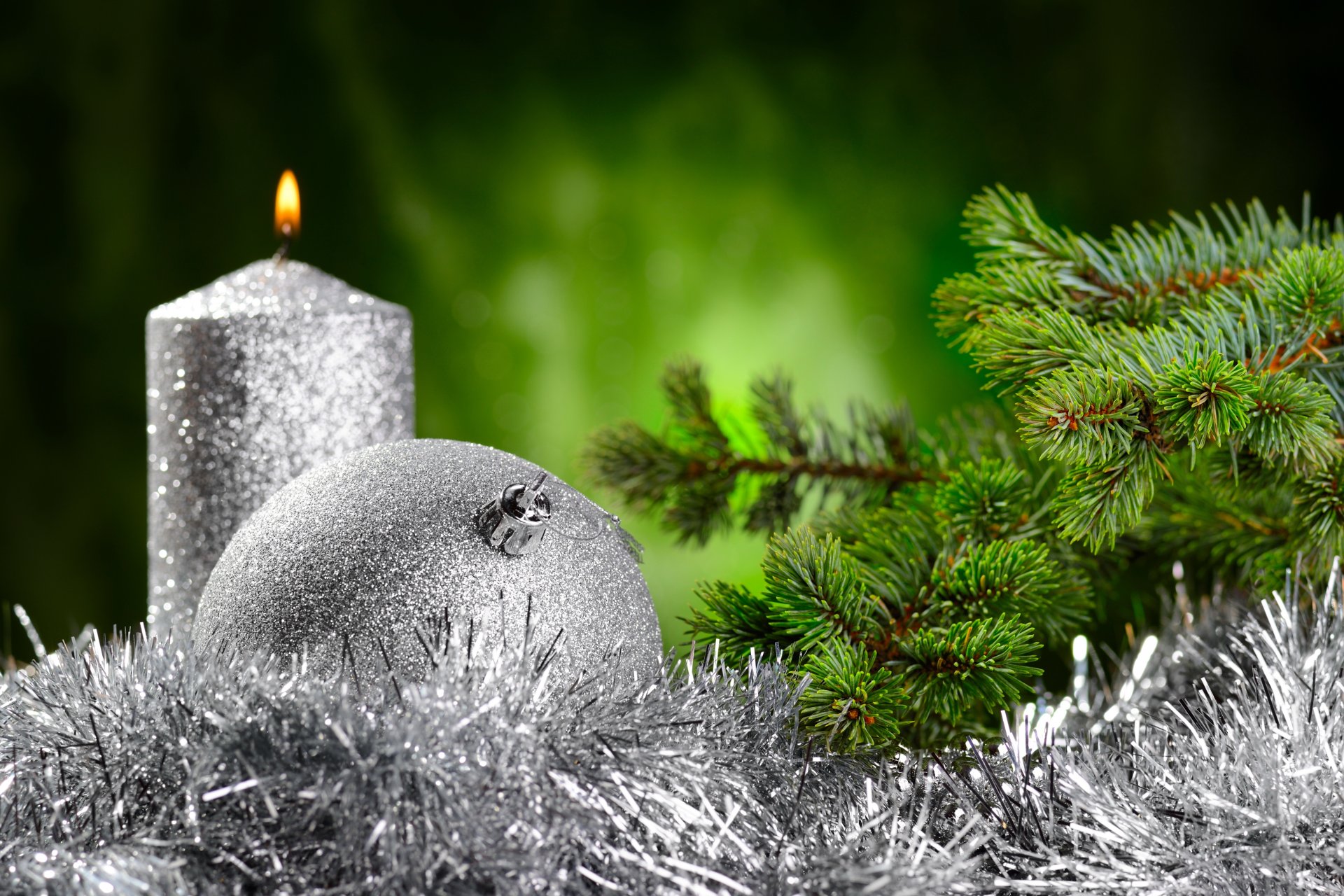 natale capodanno decorazioni palle albero di natale tinsel candela