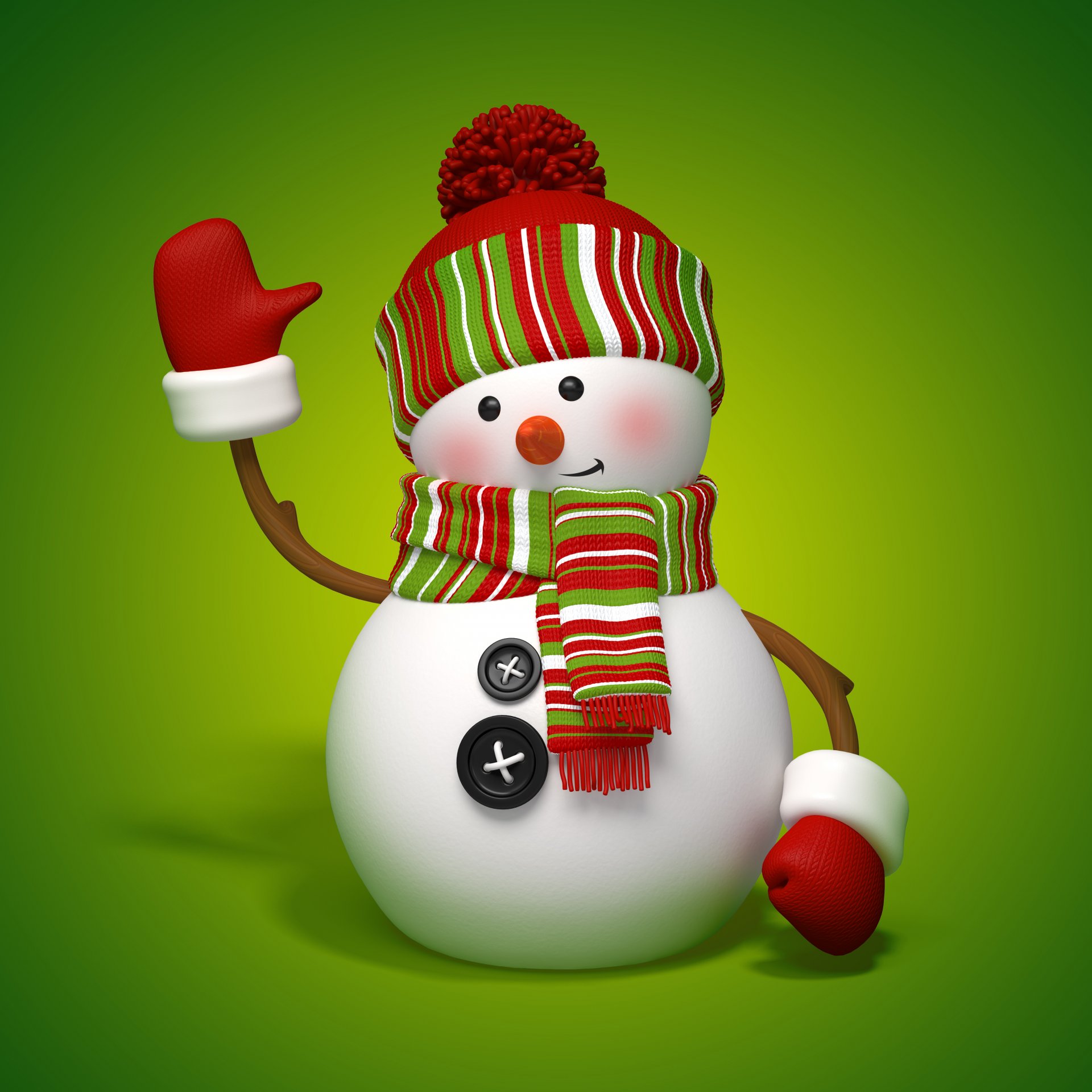 nowman 3d christmas new year