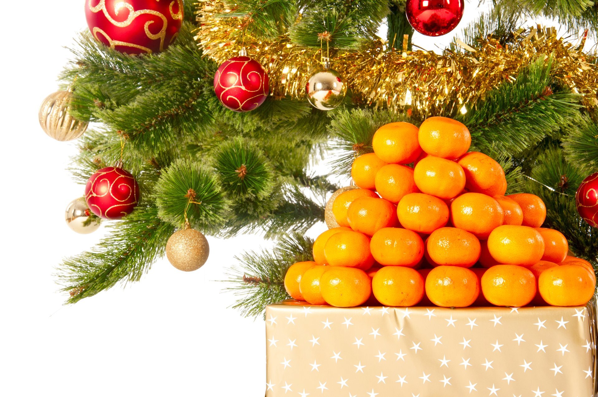 merry christmas decoration new year christmas tree balls mandarin