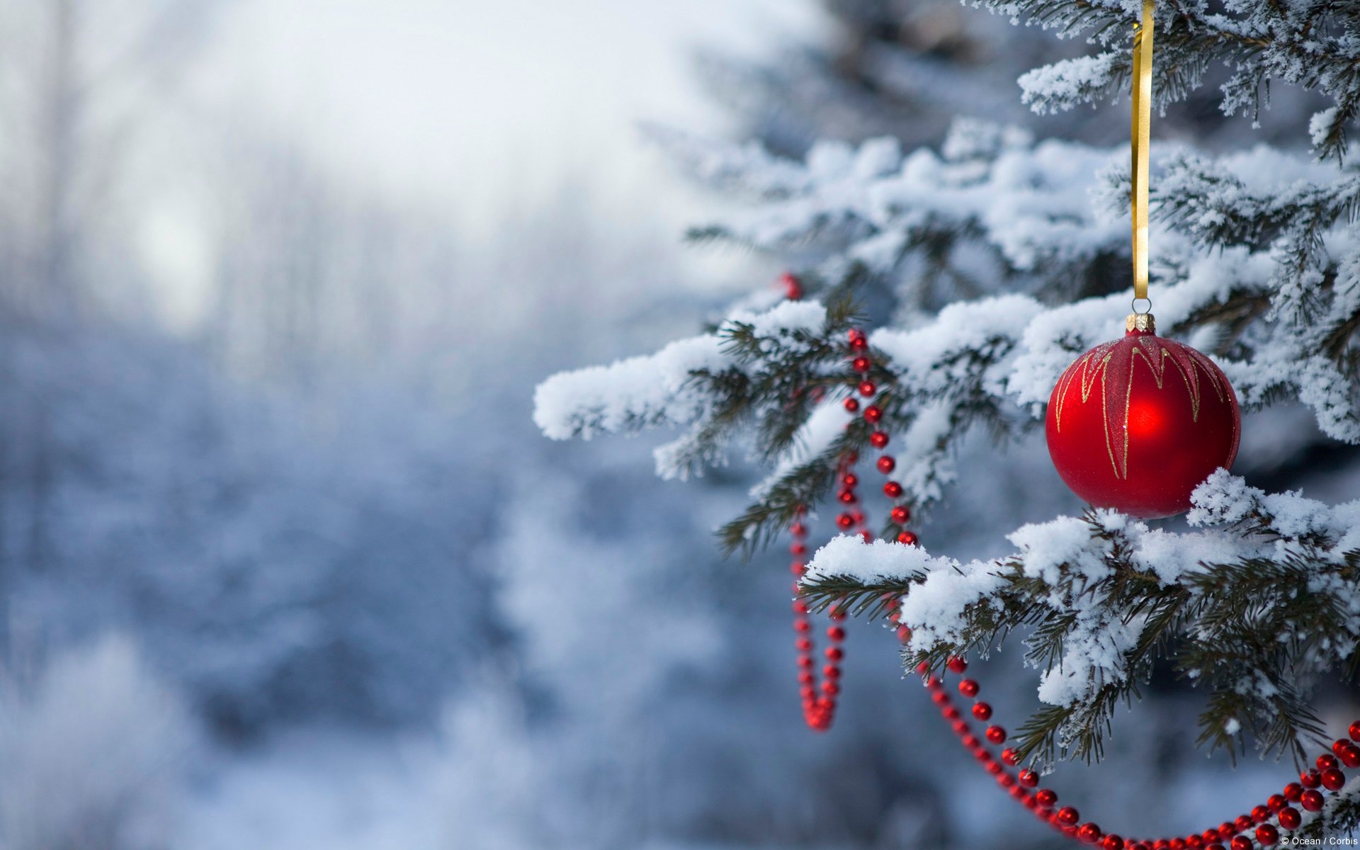 new year snow christmas ball