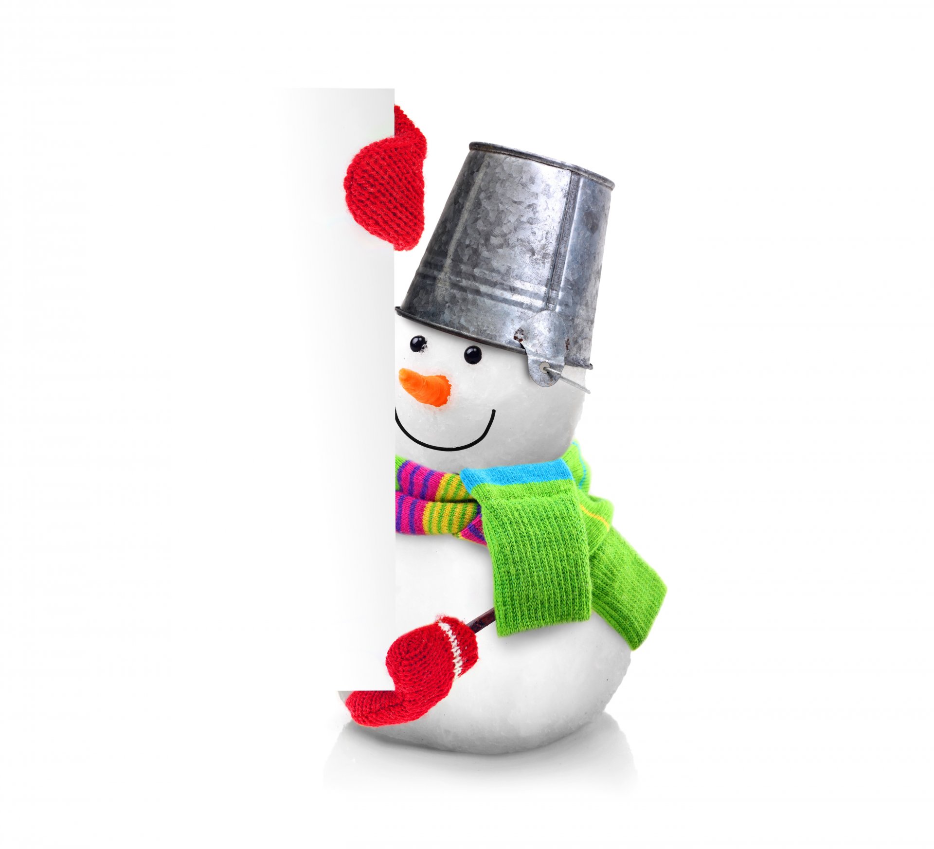 pupazzo di neve 3d banner natale capodanno rendering